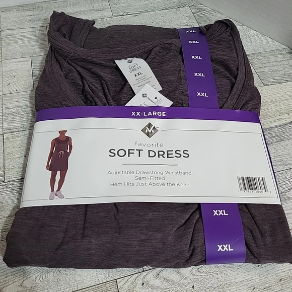 Member's Mark Women's XXL Adjustable Drawstring Semi Fitted Favorite Soft Dress - Picture 1 of 5